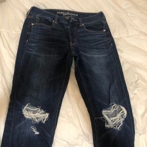 high waisted boyfriend jean